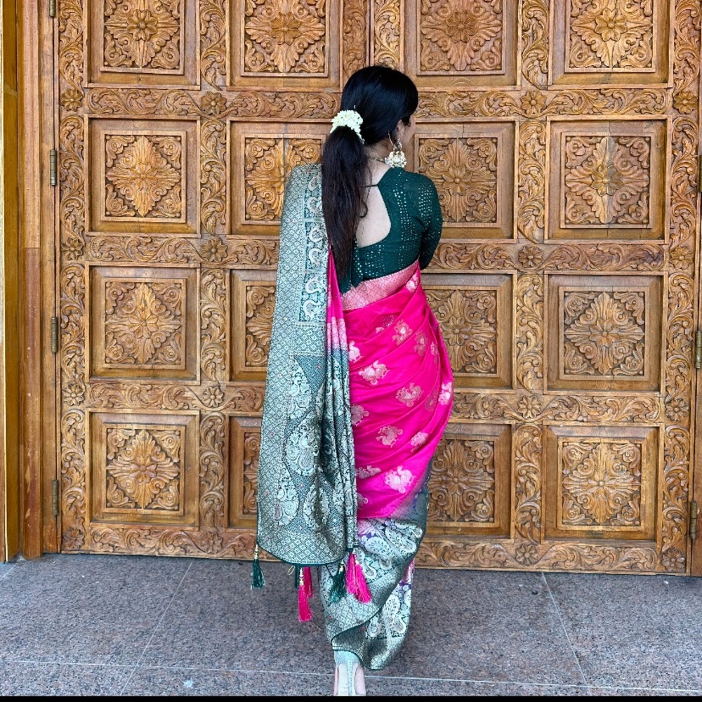 -Brand new saree only worn once